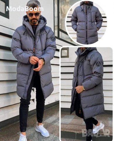 Дълго мъжко яке , снимка 2 - Якета - 38871339