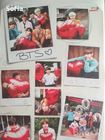 комплект от 3 плаката на BTS от списание запазени за фенове и колекционери, снимка 4 - Списания и комикси - 54245467