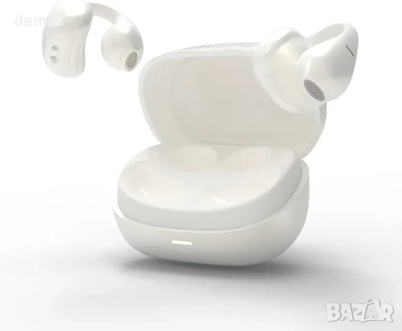 Open Ear Clip-On Bluetooth 6.0 слушалки Essonio с микрофон и калъф за зареждане