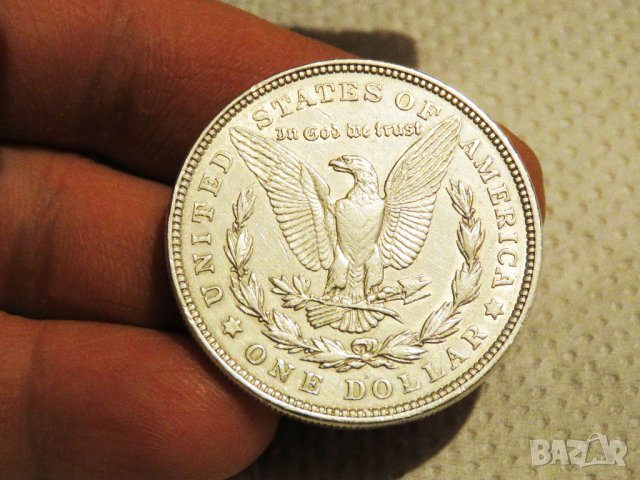 Рядък сребърен долар, морган долар, MORGAN DOLLAR, ONE  DOLLAR - 1921 г сребро