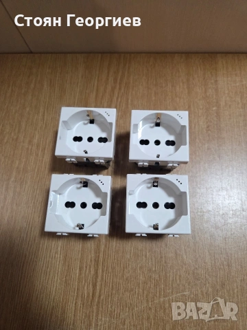 4 броя електрически контакт тип Schuko марка ELEC DOCK (модел ED-3001M, снимка 4 - Друга електроника - 54233397
