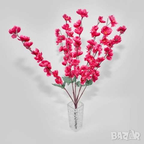 Изкуствени декоративни клонки с цветчета, снимка 7 - Други стоки за дома - 52137669