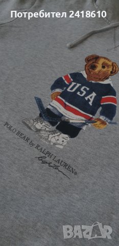 POLO Ralph Lauren Bear USA Hoodie Limited Edition Mens Size L ОРИГИНАЛ! Мъжки Суичър!, снимка 11 - Спортни дрехи, екипи - 44421215