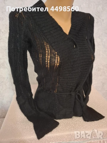 DKNY Черна Жилетка, снимка 4 - Жилетки - 51156938