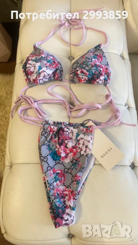 Бански Гучи бикини*Gucci Technical Bloom