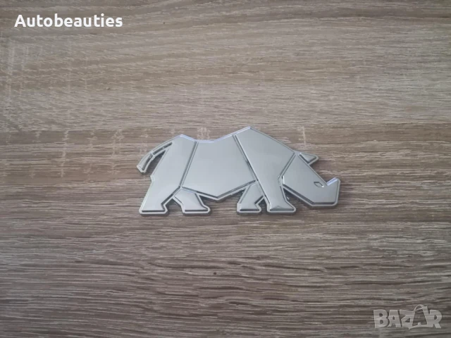 сребриста емблема носорог за Suzuki Jimny