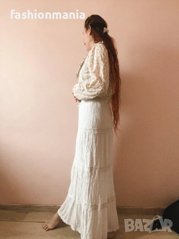  Романтична бохо макси пола – втора употреба 🤍, снимка 2 - Поли - 50645857