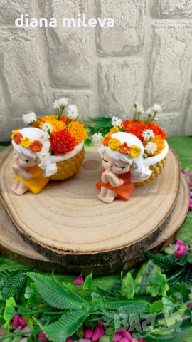 Ангелчета в цвят оранжев и жълт!!