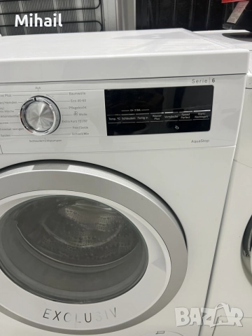 Пералня BOSCH Serie 6 AquaStop – ЕКСТРА СЪСТОЯНИЕ – Внос от Германия, снимка 3 - Перални - 55896618