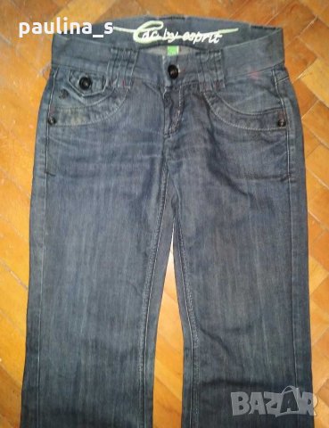 Маркови дънки с широки крачоли EDC by "Esprit"/ малък размер / за ботуши с широки крачоли , снимка 3 - Дънки - 31104253