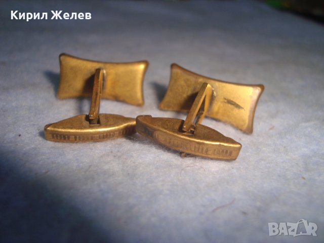 СТАРИ РЕДКИ РЕТРО ВИНТИДЖ АРТ БУТОНЕЛИ БРОНЗОВИ ПОЗЛАТЕНИ 4642, снимка 5 - Антикварни и старинни предмети - 37635134
