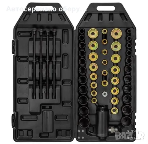 ХИДРАВЛИЧЕН КОМПЛЕКТ ИНСТРУМЕНТИ ЗА МОНТАЖ И ДЕМОНТАЖ НА ШАРНИРИ,ЛАГЕРИ,СЕЛЕНОВИ ВТУЛКИ,СЕМЕРИНГИ И , снимка 2 - Други инструменти - 50181410