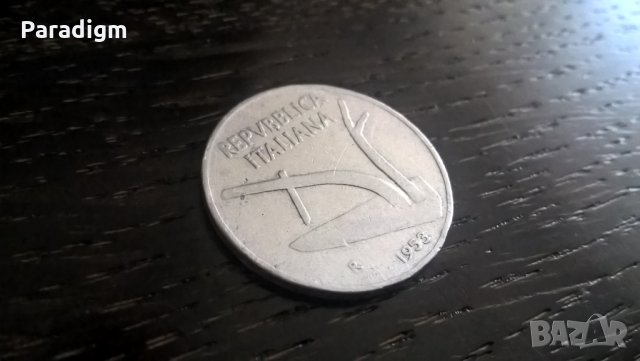 Монета - Италия - 10 лири | 1953г., снимка 2 - Нумизматика и бонистика - 31721295