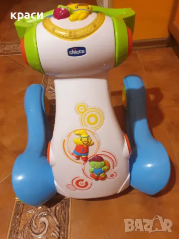 Музикална бебешка проходилка буталка Chicco с ергономично регулиране