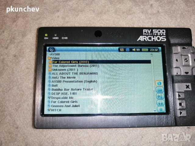 Ретро Мултимедия плеър Archos AV500 Mobile DVR, снимка 9 - Друга електроника - 44489572