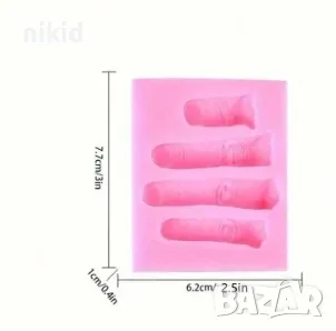 Пръст пръсти отрязани Хелоуин Halloween силиконов молд форма фондан шоколад гипс декор , снимка 3 - Форми - 47501717