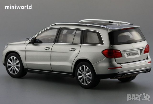 Mercedes-Benz GL-Class X166 2012 silver - мащаб 1:18 на Norev моделът е нов в кутия, снимка 5 - Колекции - 38002550