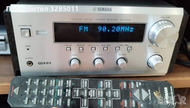 Ресиивър Yamaha RX-400, снимка 2 - Аудиосистеми - 44684775