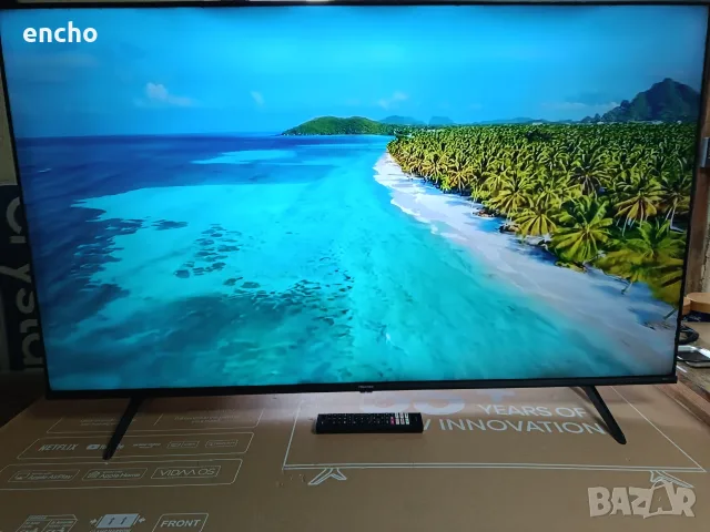 55" 4K Ultra HD QLED Smart телевизор Hisense 55E78HQ, снимка 2 - Телевизори - 55875272