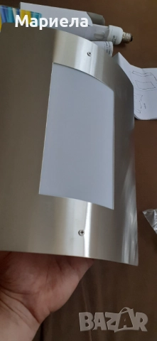 Лампа от неръждаема стомана , снимка 4 - Външни лампи - 52687185