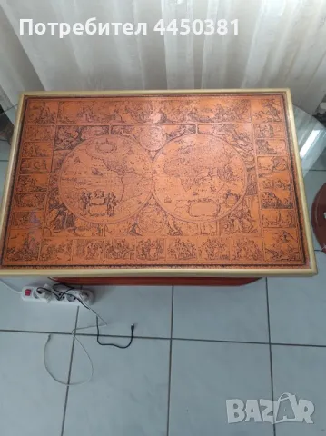 ИЗКЛЮЧИТЕЛНО РЯДЪК МОДЕЛ на  винтидж карта на света oт гравирана мед, снимка 5 - Антикварни и старинни предмети - 50107300