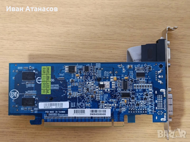 Видеокарта Gigabyte GV-RX55HM256P8-RH чип ATI Radeon X550, снимка 2 - Видеокарти - 53928299