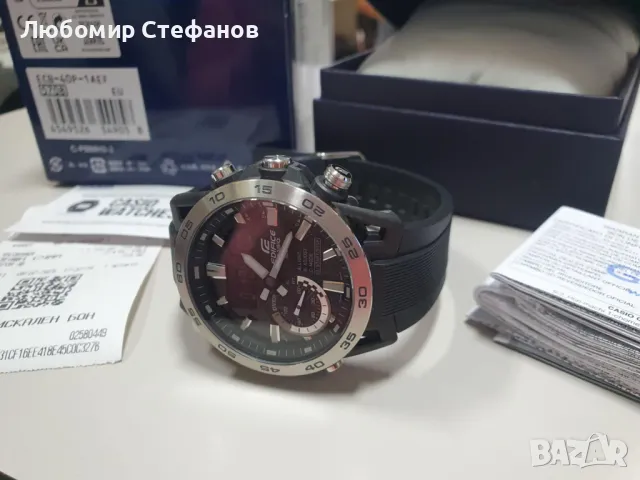 Часовник Casio ECB-40P-1AEF , снимка 6 - Мъжки - 49661383
