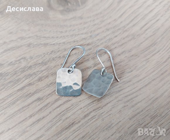 Сребърни обеци