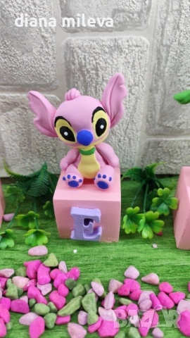 Кубчета с име с любимият Стич!!, снимка 4 - Декорация за дома - 52429019