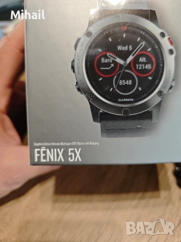 Часовник Garmin Fenix 5X Sapphire, снимка 7 - Мъжки - 53886828