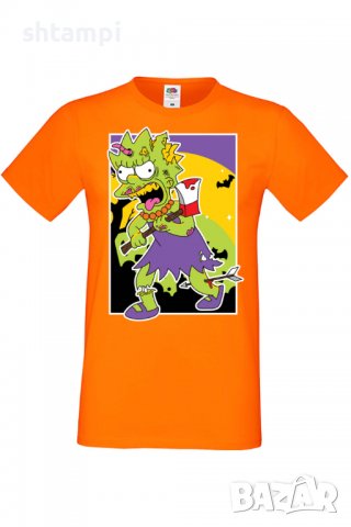 Мъжка тениска The Simpsons Lisa Simpson 01,Halloween,Хелоуин,Празник,Забавление,Изненада,Обичаи,, снимка 9 - Тениски - 38136856