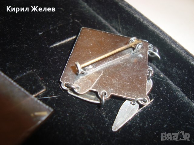 СРЕБРИСТА ВЪЗРОЖДЕНСКИ СТИЛ РЕТРО АРТ БРОШКА 4102, снимка 8 - Други - 30555083