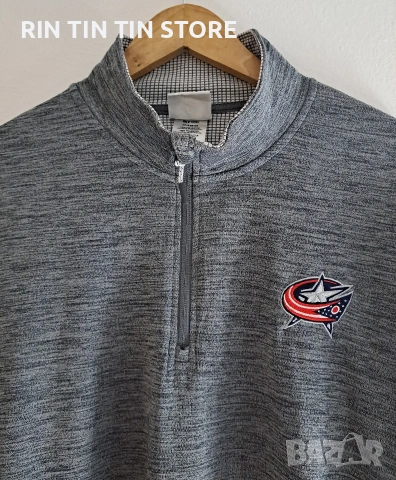 COLUMBUS BLUE JACKETS x NHL x Quarter Zip Pullover , снимка 2 - Спортни дрехи, екипи - 53105615