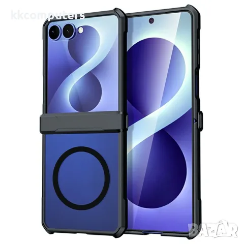 XUNDD за Samsung Galaxy Z Flip8 Магнитен Удароустойчив TPU PC Калъф със Защита на Пантата и Скрийн П