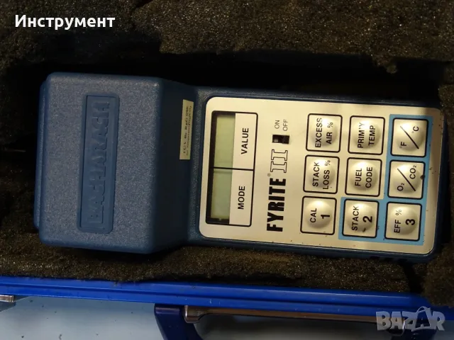Газ анализатор BACHARACH FYRITE II Gas Analysers, снимка 2 - Други машини и части - 49055155