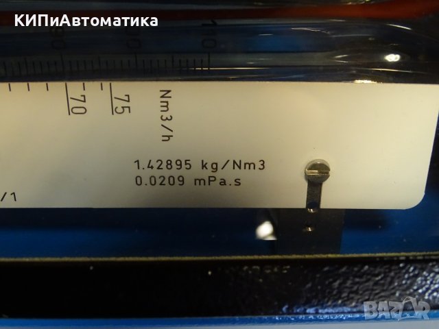 Ротаметър KROHNE GA 24R Glasstube flowmeter 10-75 Nm3/h, снимка 5 - Резервни части за машини - 37461061