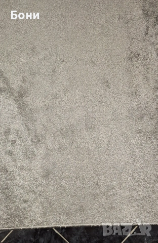 Продавам 2бр меки мокетени килими за под в сребристо-сиво, снимка 2 - Мокети - 54067769