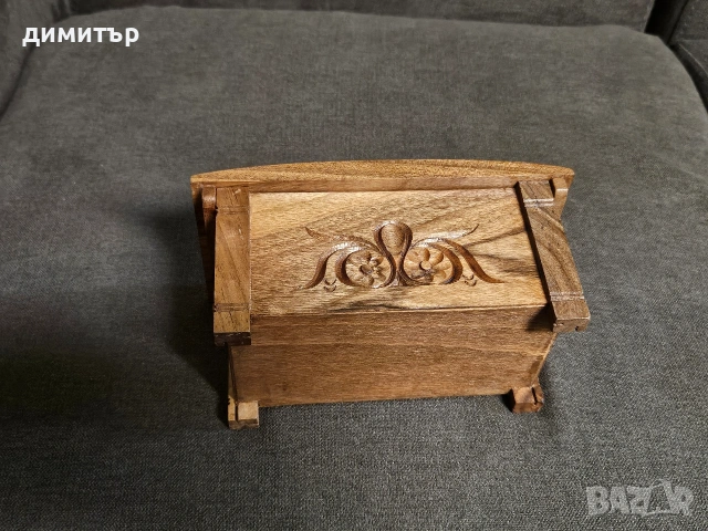 Ръчна изработка дървена кутия за бижута, снимка 3 - Декорация за дома - 54283938
