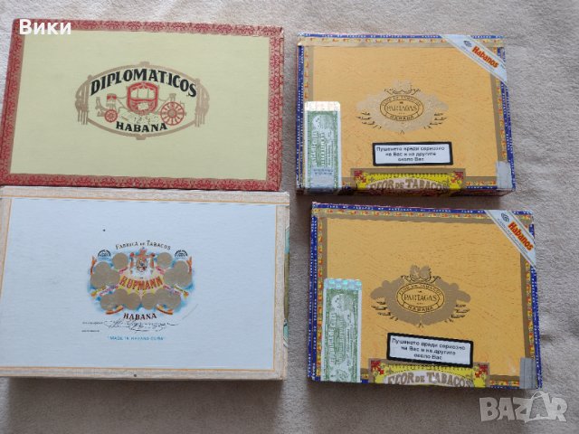 Оригинални дървени  кутии за / от  пури, снимка 2 - Колекции - 22374035