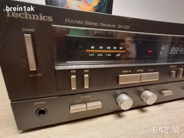 Technics sa-222, снимка 3 - Ресийвъри, усилватели, смесителни пултове - 56452471