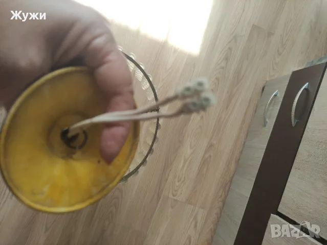 Красив полилей с висулки.НОВИ абажури , снимка 15 - Полилеи - 49696648