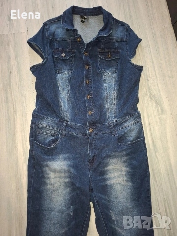 Дамски дънков гащиризон RAINBOW., снимка 2 - Гащеризони - 54299818