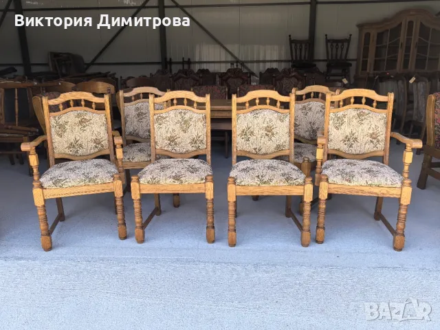 Комплект от 6 трапезни стола 