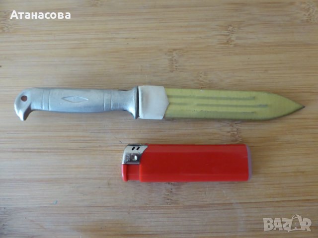 Ножче с глава на орел метална кания, снимка 1 - Ножове - 44393121