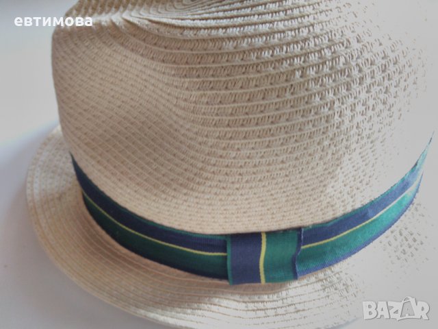 Сламена шапка, Германия, снимка 7 - Шапки - 34948474