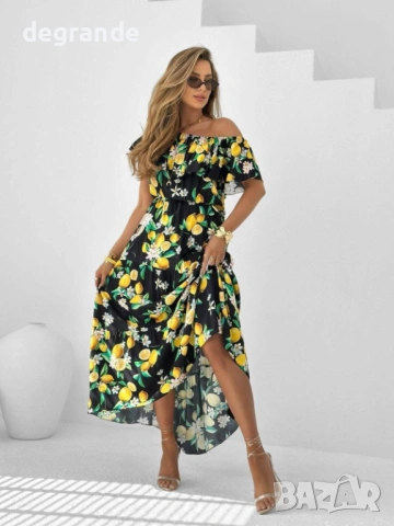 🎀Лятна рокля с Лимони