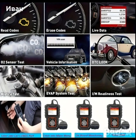 Диагностика за кола OBD2, снимка 6 - Аксесоари и консумативи - 53061212