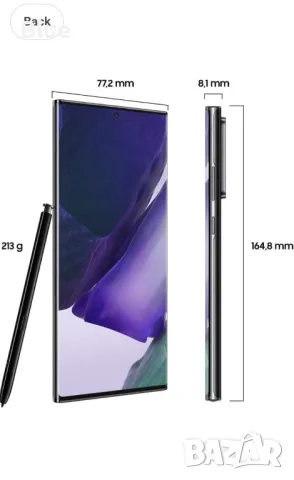 💝 Samsung Galaxy Note 20 Ultra, Dual SIM, 256GB, 12GB RAM, 5G, Mystic Black + Безплатна доставка!, снимка 2 - Samsung - 49328590