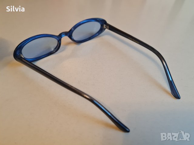 Слънчеви очила със сини стъкла, Ретро, снимка 3 - Слънчеви и диоптрични очила - 33929228