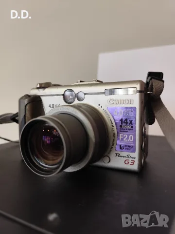 Canon Powershot G3 - работещ, но без батерия